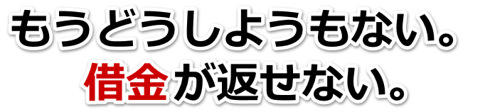 もうどうしようもない。借金が返せない。小松島市で無料相談を弁護士や司法書士にして借金返済